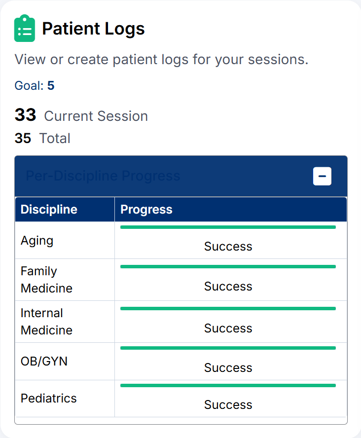 Student Portal Navigation Bar